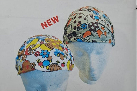 Floral Mushroom Print Cotton Headband - HalfMoonMusic