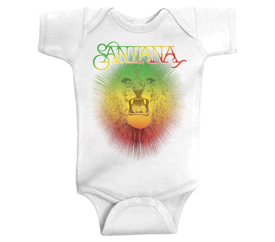 Santana Lion Creeper Baby Onesie - HalfMoonMusic