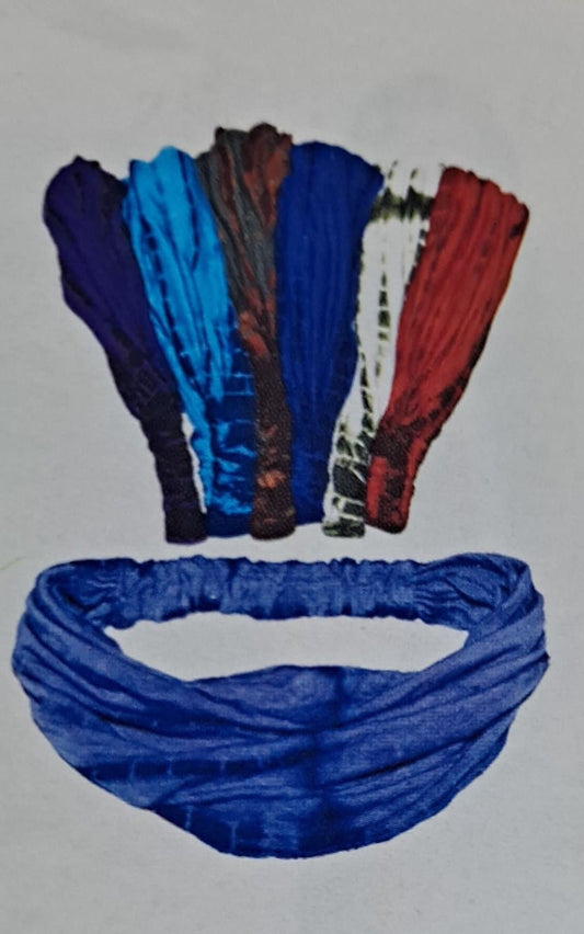 Rayon Spandex Tie-Dye Headband - HalfMoonMusic