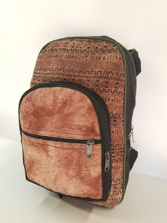 Light Tie-Dye Tribal Backpack - HalfMoonMusic