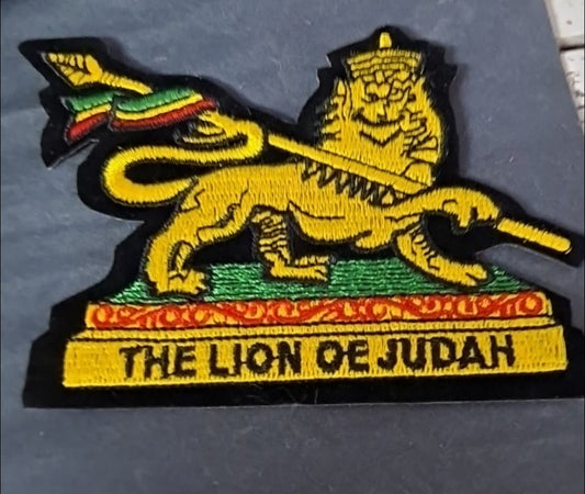 The Lion Of Judah Rasta Patch - HalfMoonMusic