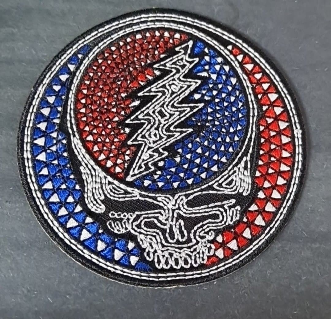 Grateful Dead Steal Your Outlines Patch - HalfMoonMusic