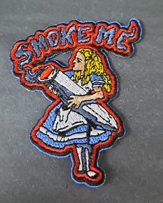 Alice In Wonderland Smoke Me Joint Patch - HalfMoonMusic