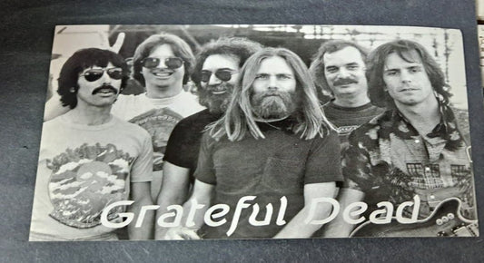 Grateful Dead Black & White Band Members Sticker - HalfMoonMusic