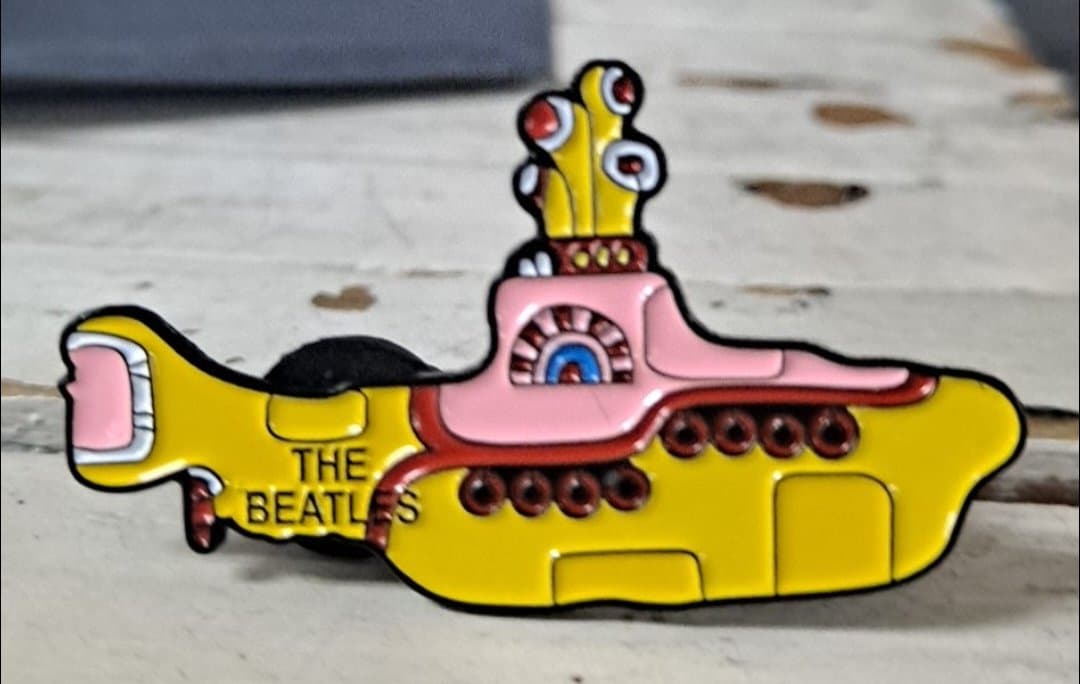 The Beatles Yellow Submarine Hat Pin - HalfMoonMusic
