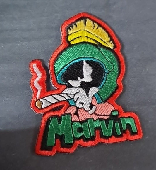Marvin The Martian Stoner Joint Patch - HalfMoonMusic