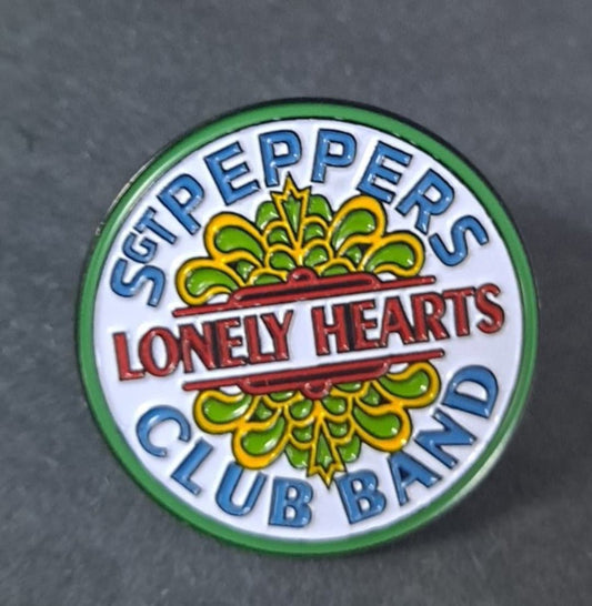 The Beatles Sgt Peppers Lonely Hearts Club Band Hat Pin - HalfMoonMusic