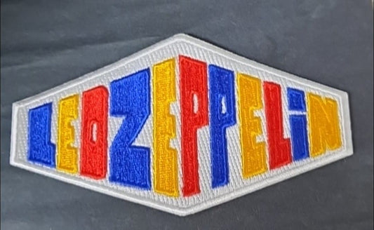 Led Zeppelin Retro Primary Color Patch - HalfMoonMusic