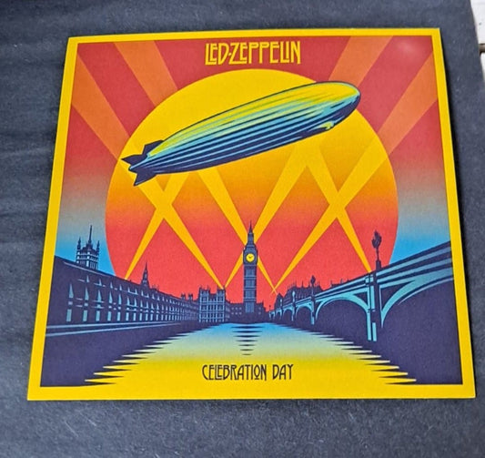 Led Zeppelin Celebration Day Blimp Sticker - HalfMoonMusic