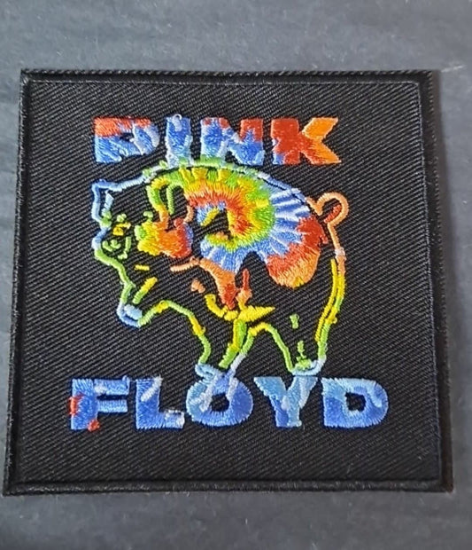 Pink Floyd Tie-Dye Pig Patch - HalfMoonMusic