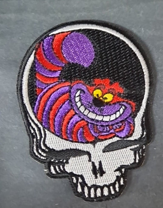 Grateful Dead Steal Your Face Cheshire Cat Patch - HalfMoonMusic