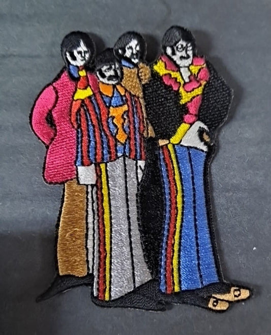 The Beatles Cartoon Band Members Patch - HalfMoonMusic