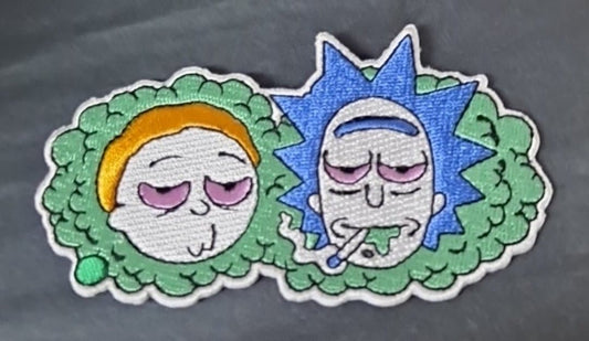 Rick & Morty Smoke Cloud Stoner Patch - HalfMoonMusic