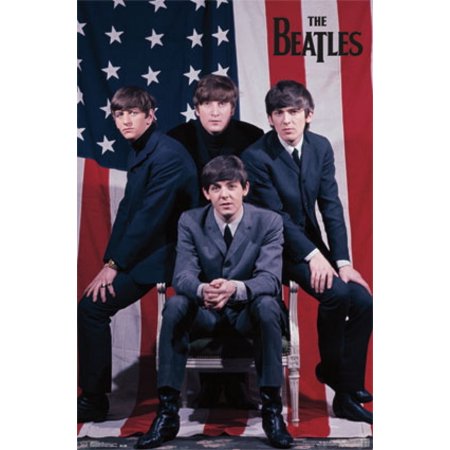The Beatles Flag Poster - HalfMoonMusic