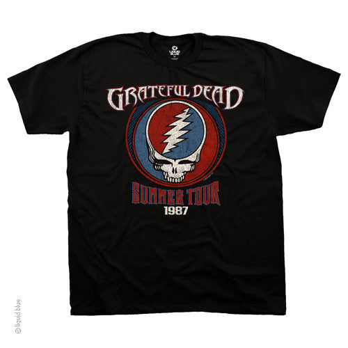 Grateful Dead Summer '87 T-shirt - HalfMoonMusic