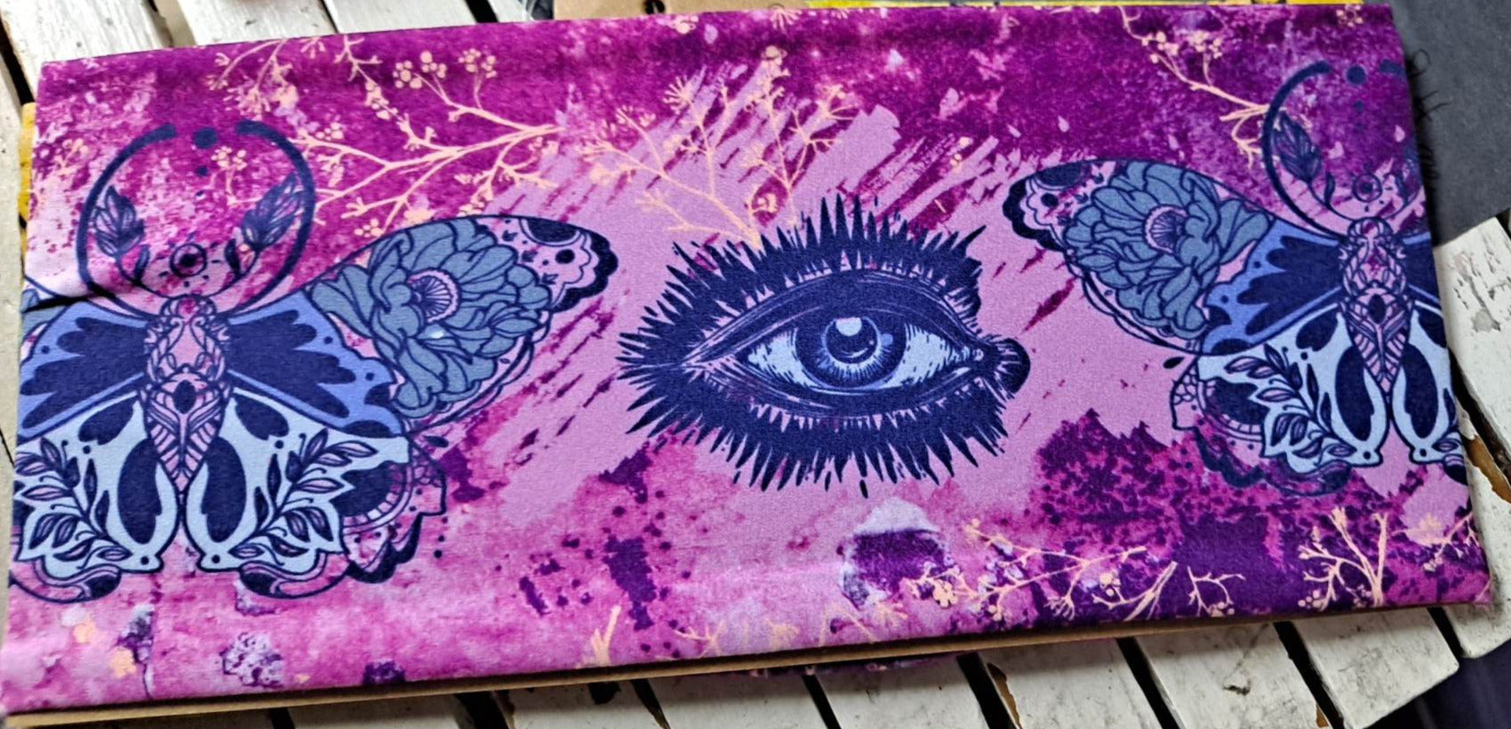 Reversible Boho Holistic Print Square Headband - HalfMoonMusic