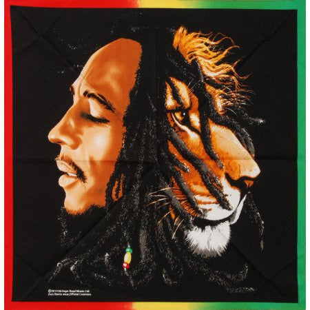 Bob Marley Profiles Bandana - HalfMoonMusic
