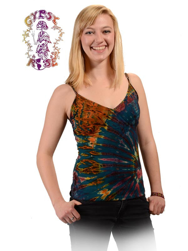 Spandex Tie Dye tank top - HalfMoonMusic