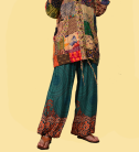Womens Magic Carpet Ride Palazzo Harem Pants - HalfMoonMusic