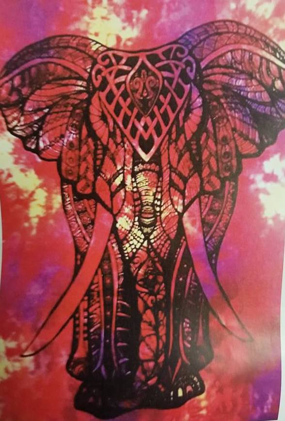 King Elephant Tapestry - HalfMoonMusic