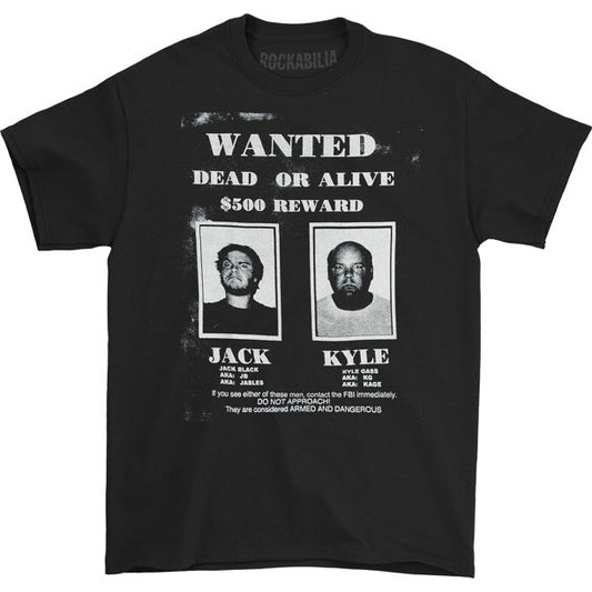 Mens Tenacious D Wanted T-shirt - HalfMoonMusic