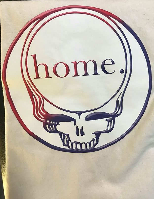 Marc Baker "Home" Stealie T-Shirt - HalfMoonMusic