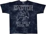 Led Zeppelin USA Tour 1977 Tie-Dye T-Shirt - HalfMoonMusic