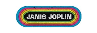 Janis Joplin Oval Sticker - HalfMoonMusic