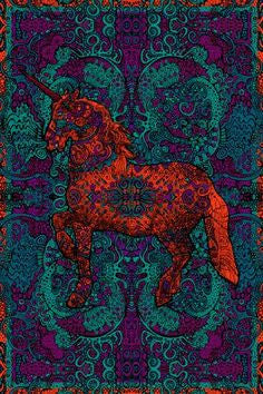 Unicorn Tapestry - HalfMoonMusic