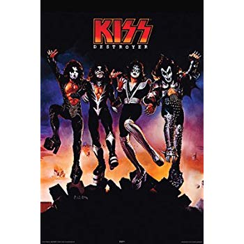 Kiss Destroyer Poster - HalfMoonMusic