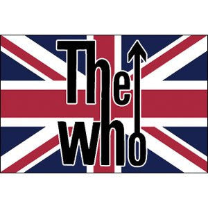 The Who British Flag Fabric Poster - HalfMoonMusic