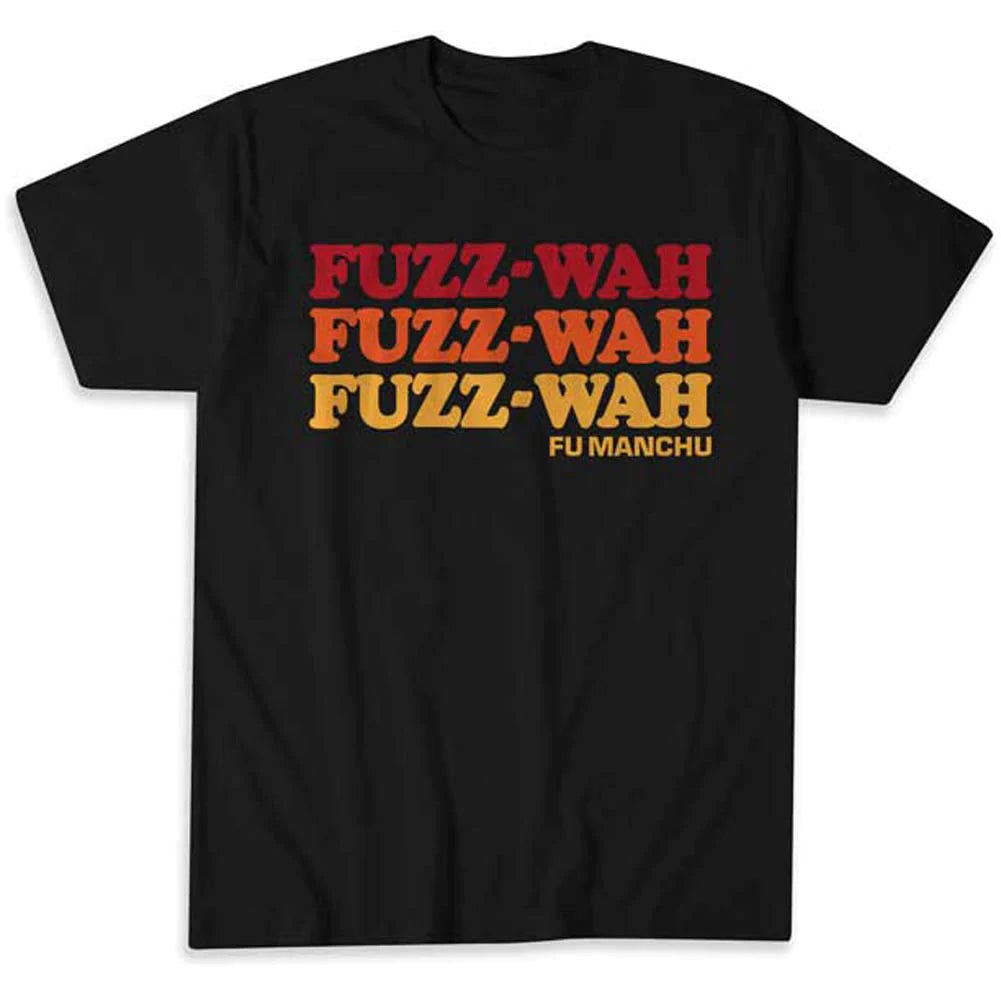 Men's Fu Manchu Fuzz-Wah T-Shirt - HalfMoonMusic