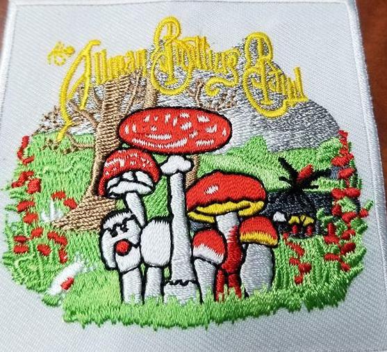 Allman Brothers Mushrooms Square Patch - HalfMoonMusic