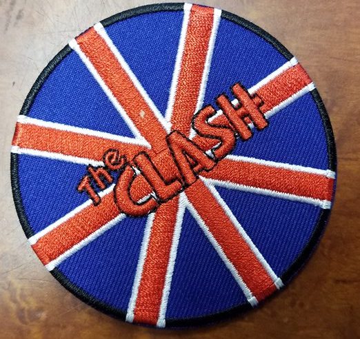 The Clash Flag Patch - HalfMoonMusic