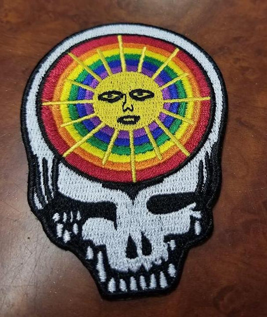 Rainbow Sun Stealie - HalfMoonMusic
