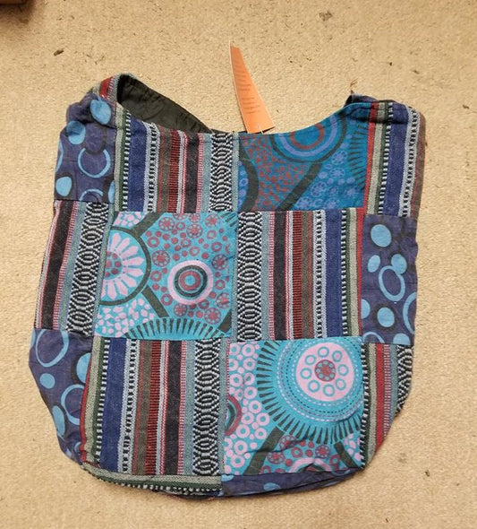 Cotton Patchwork Bag - HalfMoonMusic