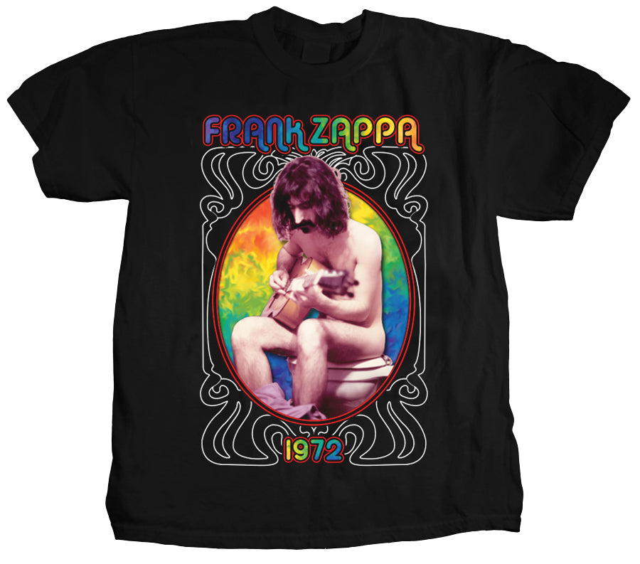 Mens Frank Zappa 1972 T-Shirt - HalfMoonMusic