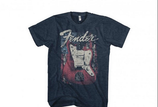 Mens Fender Flag Soft T-Shirt - HalfMoonMusic