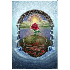 Grateful Dead Mike Dubois Rose Garden Tapestry - HalfMoonMusic