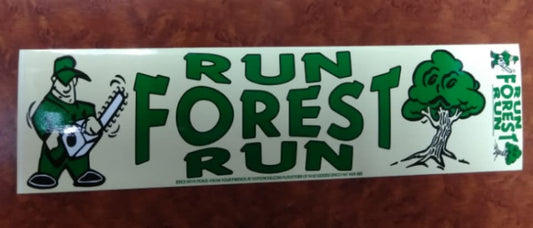 Run Forest Run Sticker - HalfMoonMusic