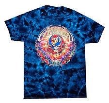Grateful Dead 50th Anniversary Tie-dye T-shirt - HalfMoonMusic