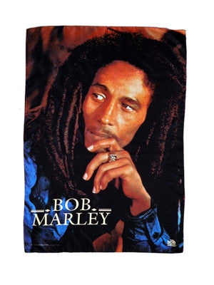 Bob Marley Fabric Poster - HalfMoonMusic