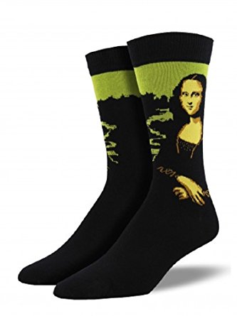 Womens Mona Lisa Bamboo Crew Socks - HalfMoonMusic