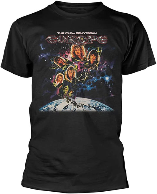 Mens Europe The Final Countdown T-shirt - HalfMoonMusic