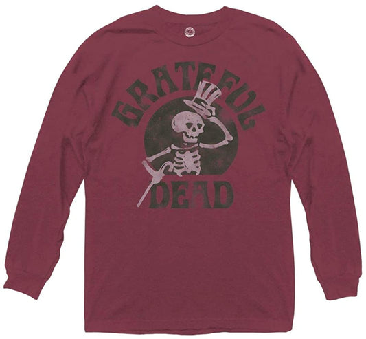 Grateful Dead Unisex Top Hat Long Sleeve T-Shirt - HalfMoonMusic