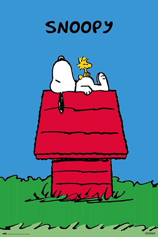 Snoopy Dog House Poster - HalfMoonMusic