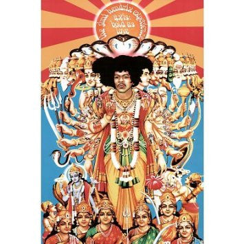 Jimi Hendrix - Axis Bold as Love Poster - HalfMoonMusic