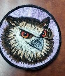 Embriodered Eagle Patch - HalfMoonMusic