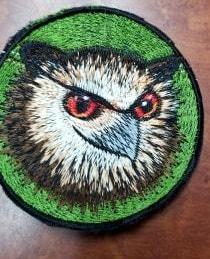 Embriodered Eagle Patch - HalfMoonMusic