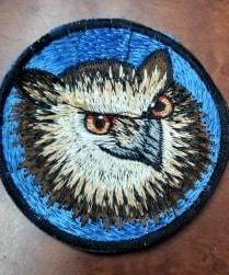 Embriodered Eagle Patch - HalfMoonMusic